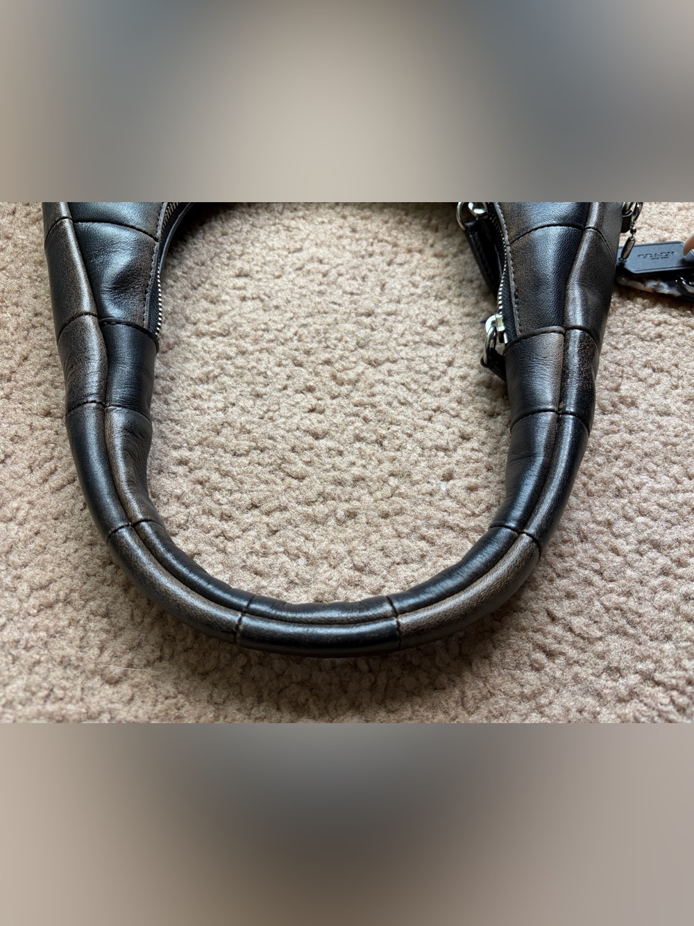 Coach Coachtopia Loved Leather Alter Ego Crescent Shoulder Bag - Picture 6 of 8